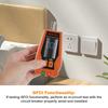 Electrical Outlet Tester US Plug 7Inch Display 3-Wire Circuit Tester Easy Read Socket Tester Detector Digital GFCI Outlet Tester