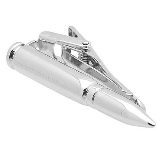 Silver Bullet Tie Clip Tie Bar Tie Pin N02568