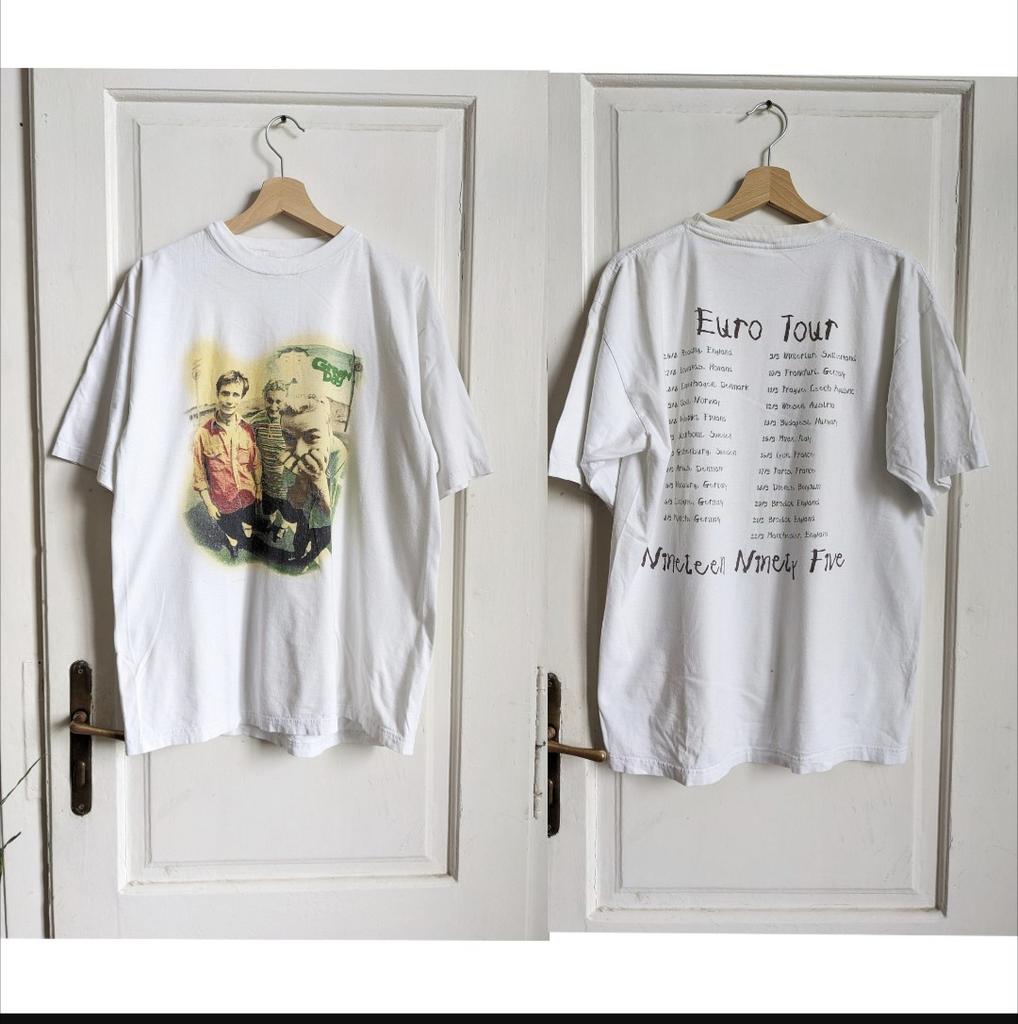 Maglietta Grafica Vintage Green Day 1995 Dookie Tour Merch VTG