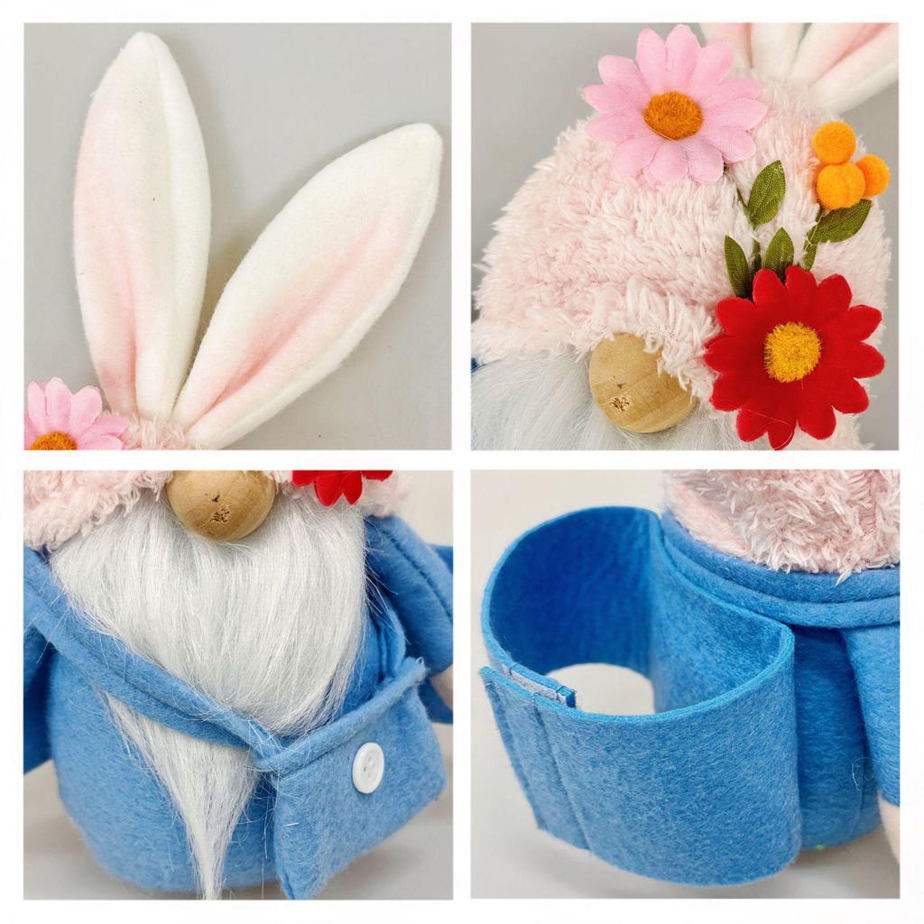 2026 Easter Bunny Curtain Tieback - Decorative Hanging for Home or Hotel