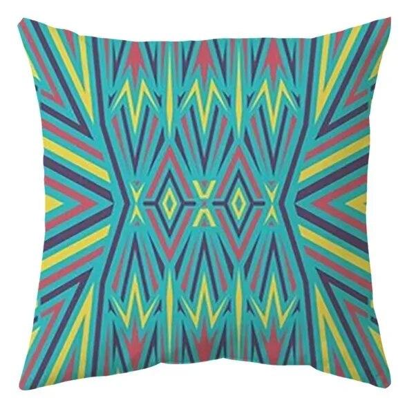 Luxuriöse Heimdeko Kissenbezug Büro Sofa Kissenbezug Tropischer Regenwald Pflanzenmuster Dekokissenbezug