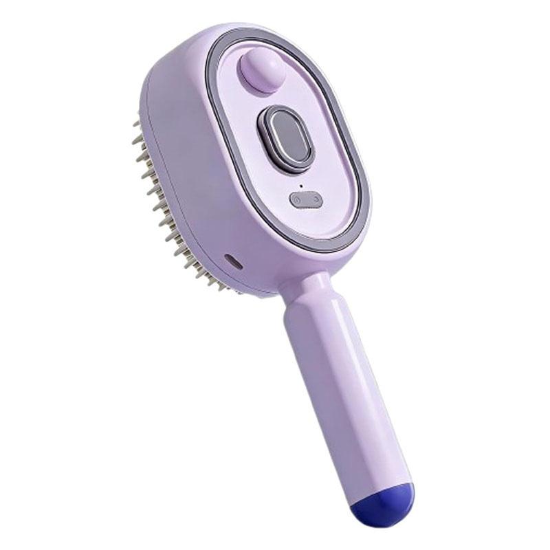 Electric Spray Air Cushions Massage Comb 3 in 1 Self Cleaning Steam Essential Oil Brush Rechargeable Spray Scalp Massager Combs