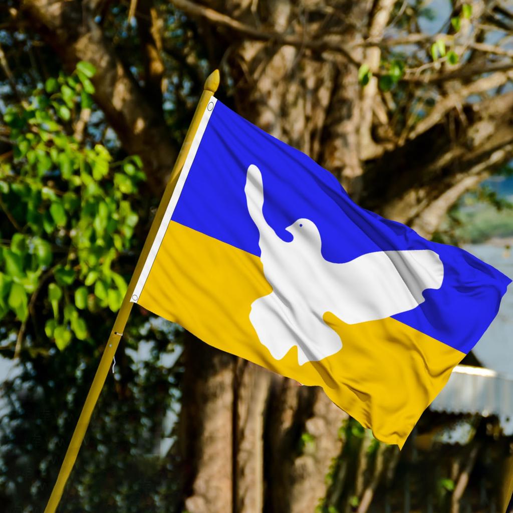 3x5 Ukraine Ukrainian Small Flag 3'x5' House Banner Super Polyester Premium Fade Resistant