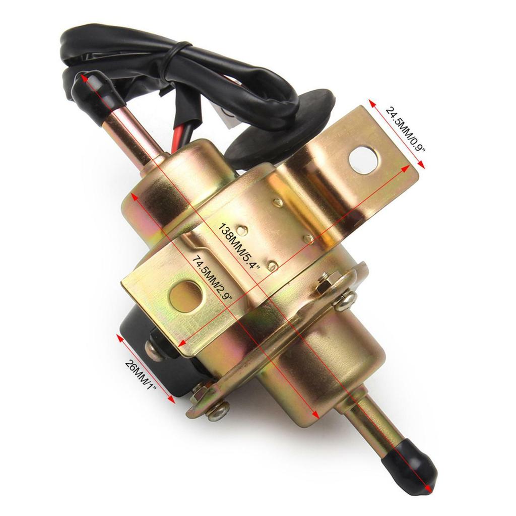 12V Universelle Niederdruck 3-5 psi Benzin oder Diesel Elektrische Kraftstoffpumpe Für Kubota Yanmar Cub Cadet EP500-0 EP-500-0 FP7901-017