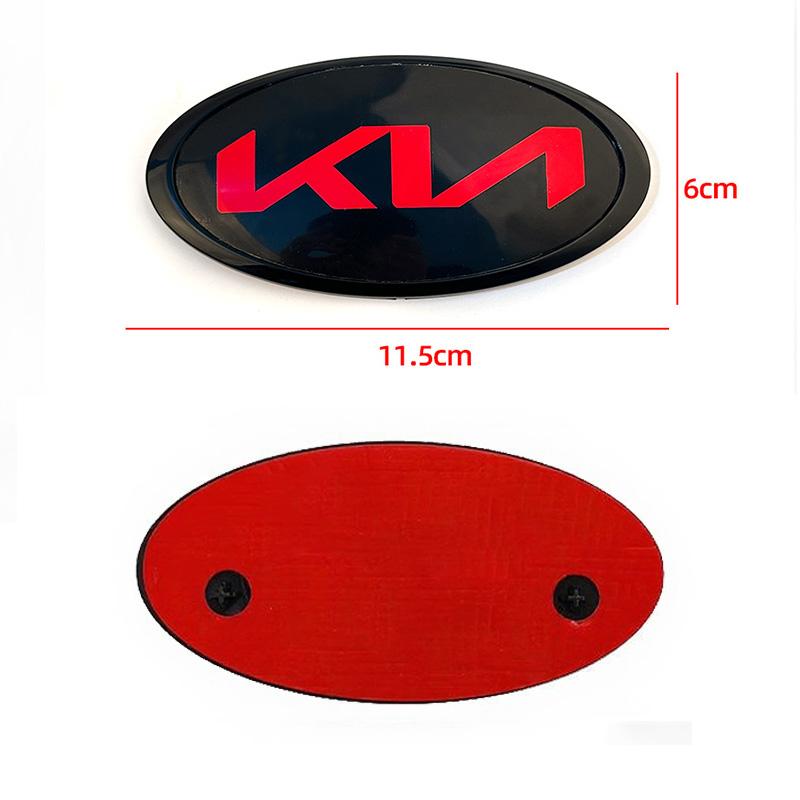 AABIW1 Car Front Gril Rear Trunk Emblem Sticker Accessories For Kia GT-Line Sportage Ceed Rio Picanto Sorento Soul Cerato Venga K9 Niro