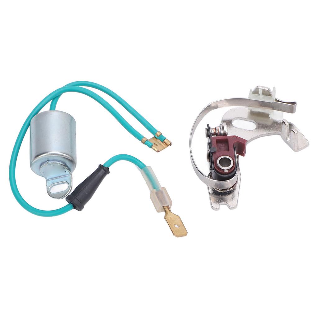 Kit de Puntos y Condensador para Distribuidor Construcción Metálica Kit Profesional de Puntos de Distribuidor Reemplazo para Lucas 43D