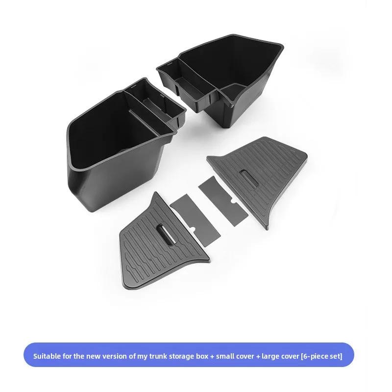 Autoaufkleber für Tesla Model Y Juniper 2025 TPE Kofferraum-Aufbewahrungsbox und Seitentaschen Werkzeugaufbewahrung und Innenraum-Auto-Modifikation Ca