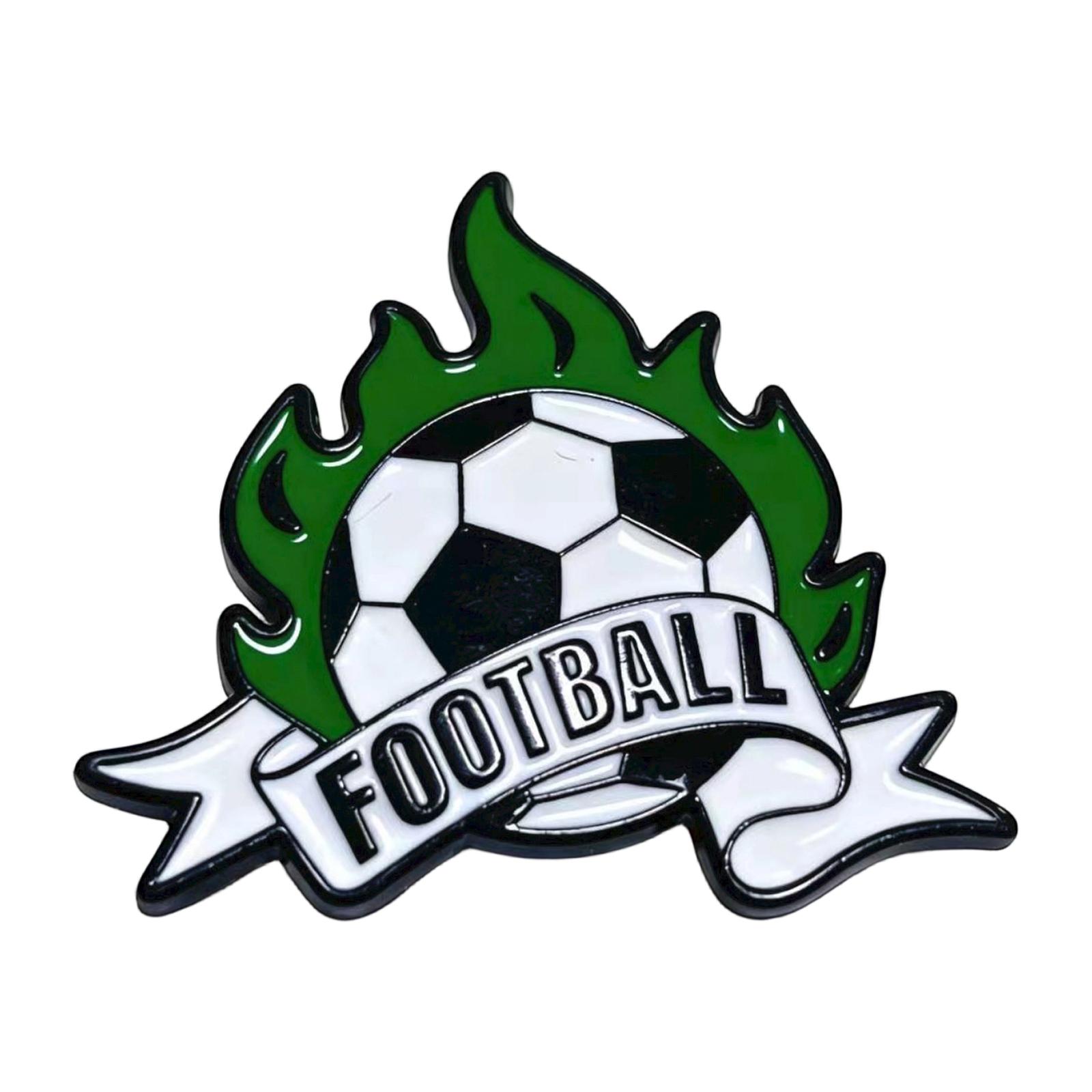

Football Badge Memorial Pin Fan Collection Backpack Accessories One Size