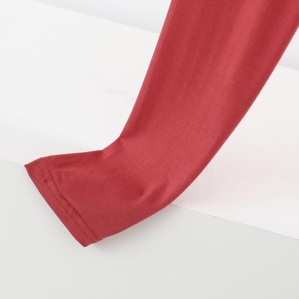 Damen Modal Leggings mit hohem Bund: Frühling/Herbst Dünner Stil, Große Größen, Warme Unterhose