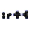 10Pcs 8mm Slip Lock Quick Tees Straight Elbow Cross Connectors Plastic Butt Joint Mist Cooling Fogger Pneumatic Pipe Accessories