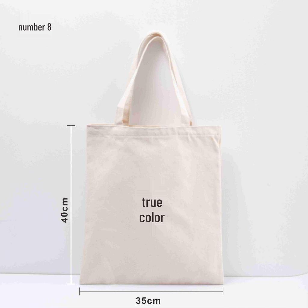 Custom Logo Handheld Gift Bag - Digital Print Polyester Cotton Canvas Bag