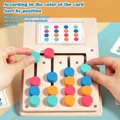 Farbzuordnungs-Puzzles, Denkspiele für Kinder, Reisespielzeug für Jungen und Mädchen, Handheld-Spiele für unterwegs, ideale Weihnachts- und Geburtstagsgeschenke