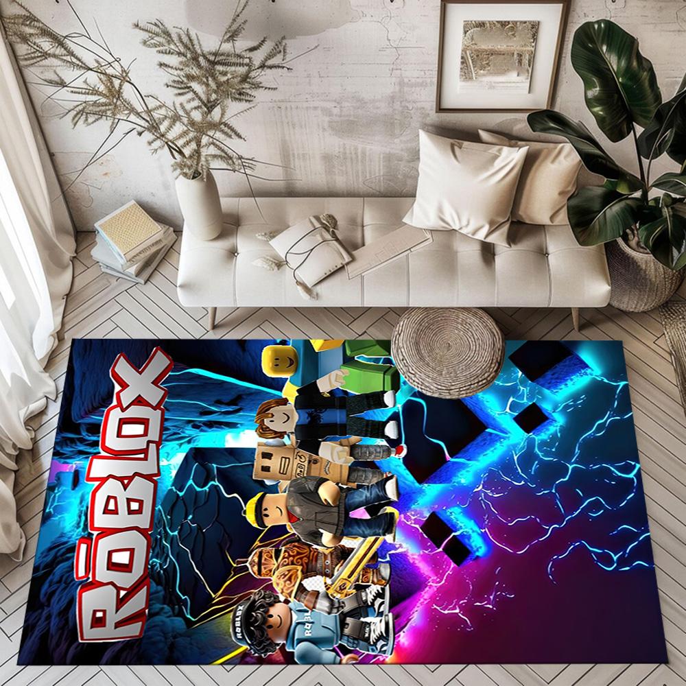 Rolling Blocks Adventure Square Rugs Are a Great Choice for Living Rooms, Bedrooms, Home Décor, and As Gifts.