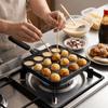 Cast Aluminum Alloy Cooking Tray 16-Hole Household  Plate Smooth Snack Grill Plate  Street Stall