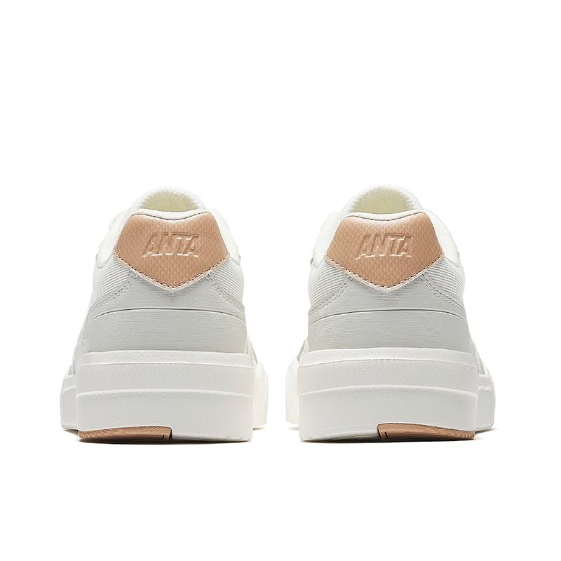 Anta Caramel Versatile Sneakers Kids Sneakers Digital-Fog-Gray Ivory-White Oat-Milk-Brown 122528014-5