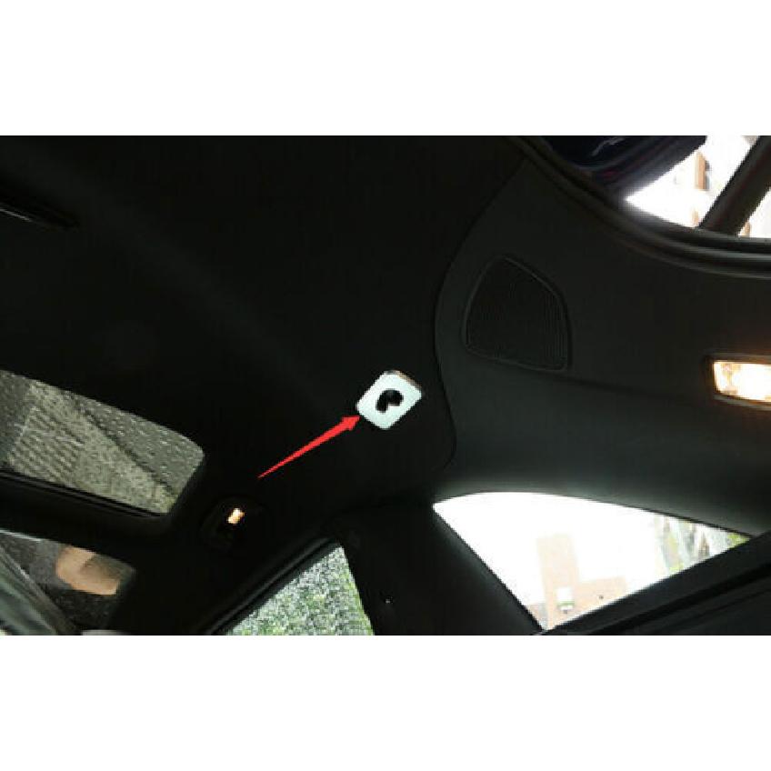 

2PCS ABS Silver For Benz GLC X253 Inner Trunk Car Roof Cover Trim 2016-