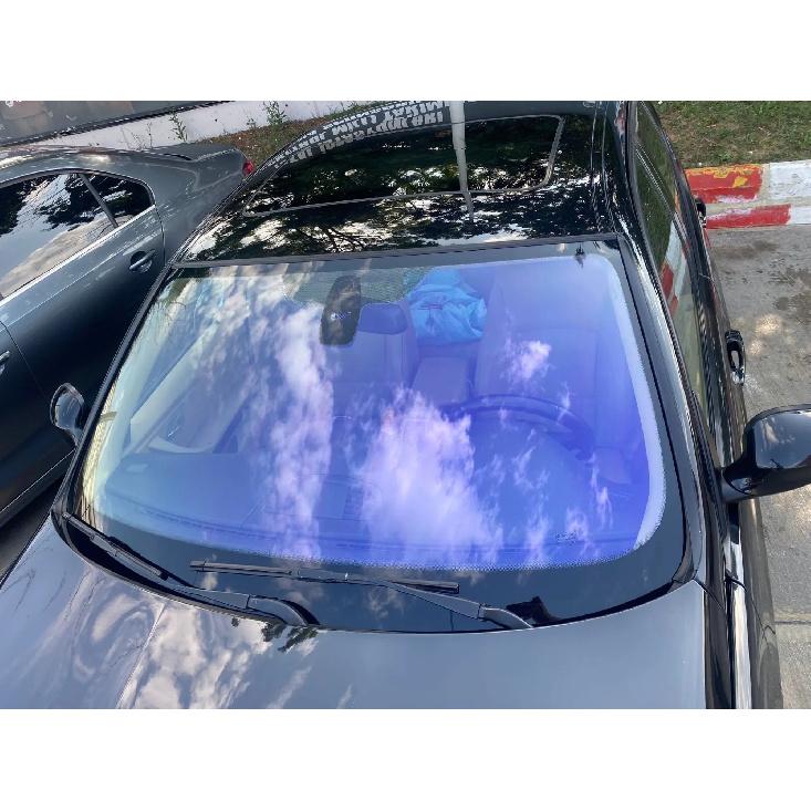 1m x 5m 80% Chameleon fólie na čelní sklo auta Auto přední okno fólie měnící barvu sluneční solární samolepka chránič