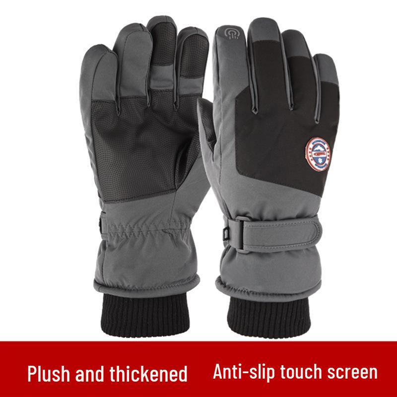 

Winter Ski Gloves for Men & Women - Warm Fleece Lined, Touchscreen, Waterproof, Windproof for Outdoor Sports & Snow Activities