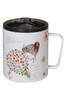 OGURA with Stainless Vacuum Insulates for Hot and Cold Shinji Kato Mug, 350ml, Lid, Steel, Insulated, Drinks, (cheri)