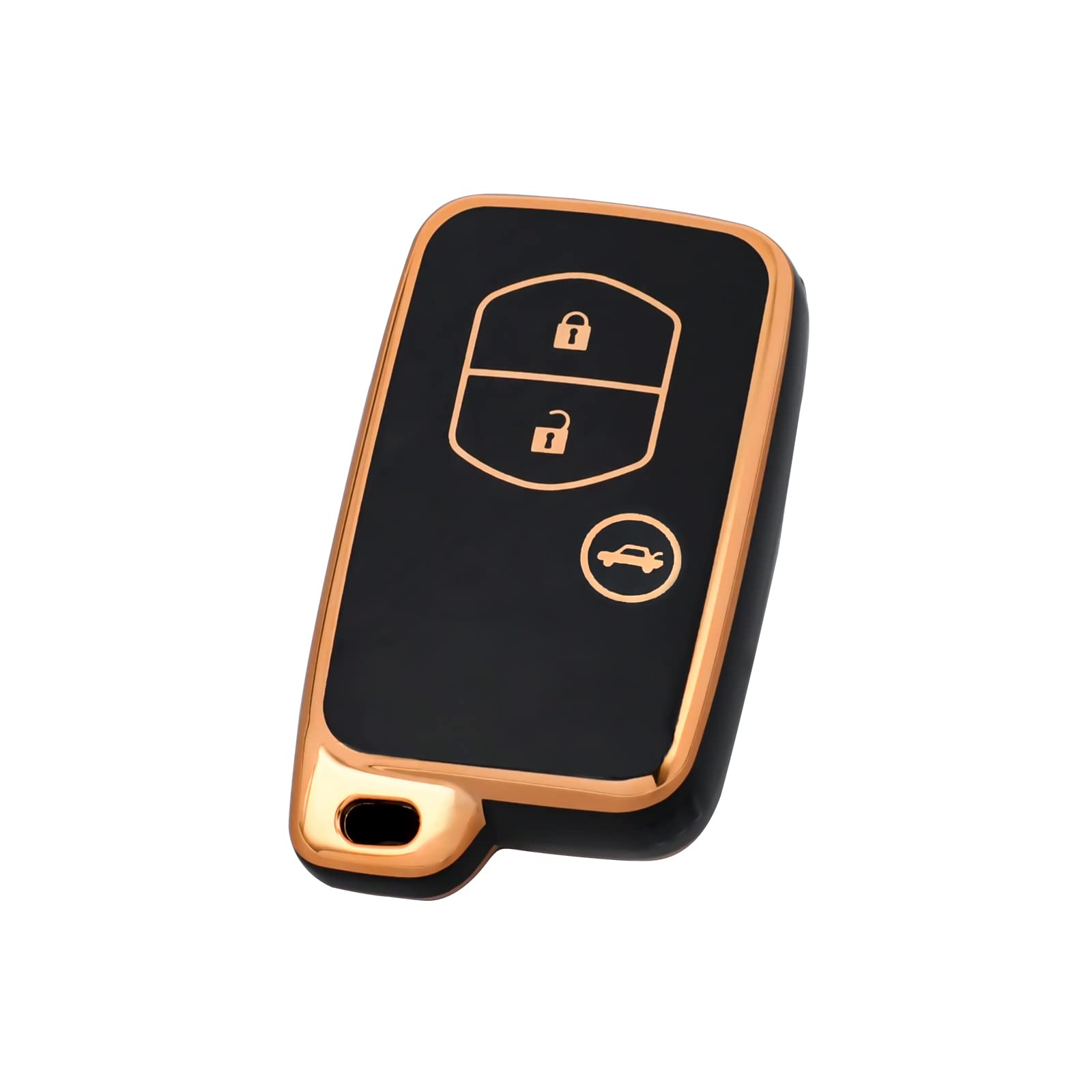 

Compatible Toyota Smart Key Case, Key Holder, Aqua Vitz, Corolla Prius, Stylish, Protection, Good золотой