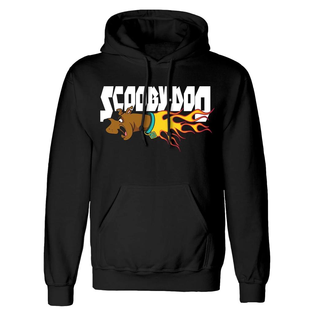 Scooby Doo Unisex Adult Scooby Doo Flaming Hoodie