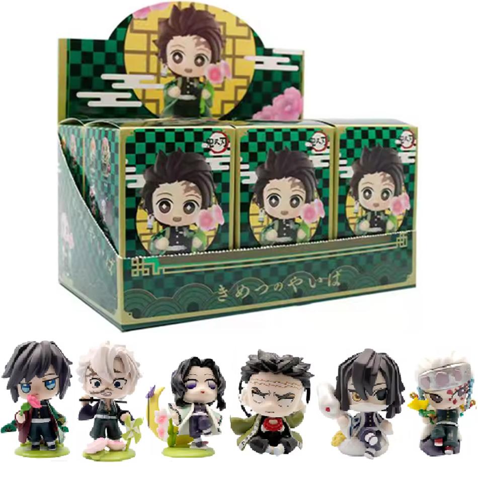New Demon Slayer Mystery Box Anime Mystery Figures Blind Box Kamado Nezuko Tanjirou Hashibira Inosuke Surprise Box Birthday Gift
