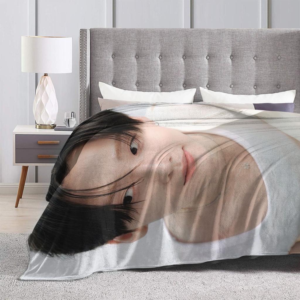 Ald1 Sangwon Flannel Blankets Adults  Soft Cozy Bedding Throws Winter Living Room Bedspread Sofa Bed Cover