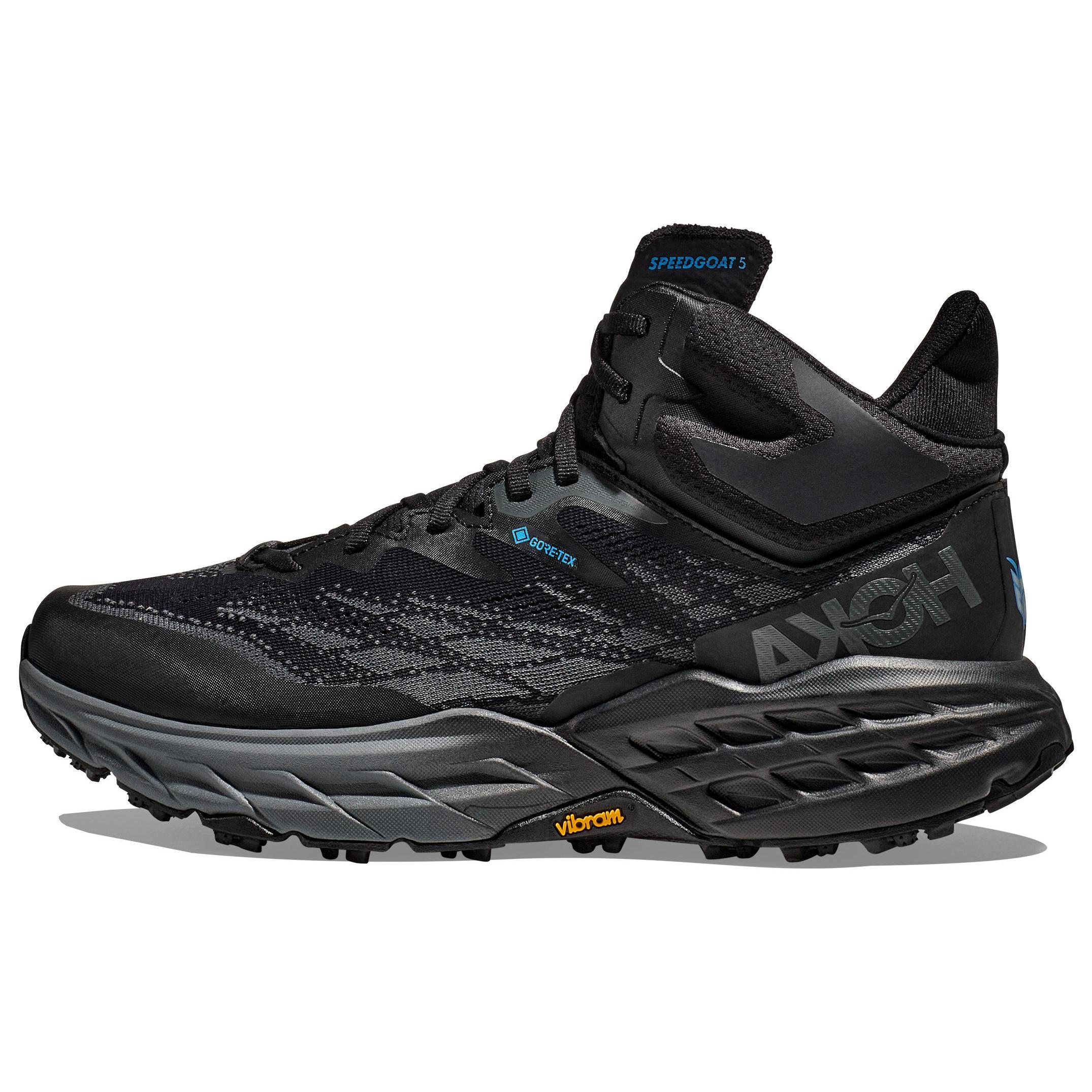 

Новые HOKA ONE ONE Speedgoat 5 Mid Gore Tex Triple Black 1127918-BBLC 41