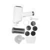 Machine à Pâtes Électrique Portative Machine à Nouilles avec 5 Formes de Pâtes Acier Inoxydable Rechargeable Légère Portable Machine à Nouilles Électrique pour la Cuisine Maison