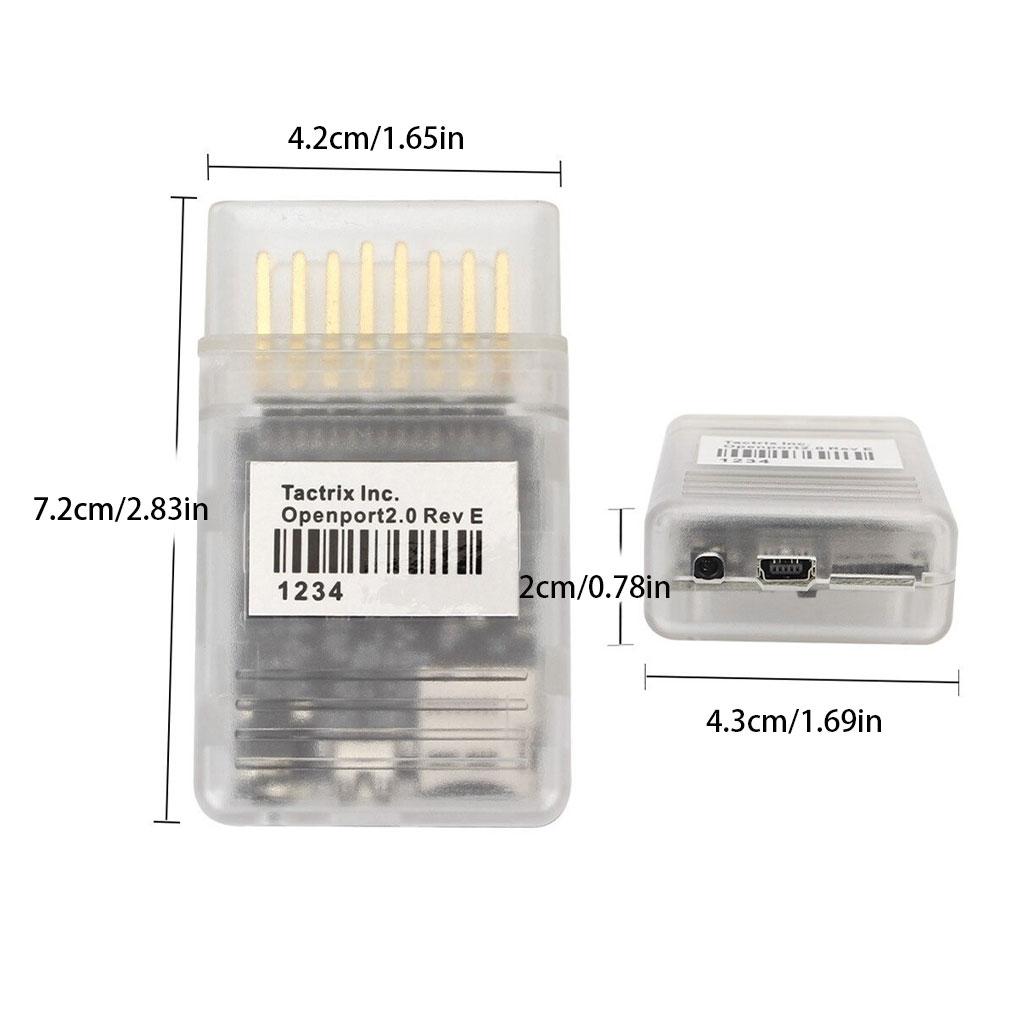 Tactrix OpenPort 2.0 ECU FLASH Chip Tuning Open Port 2.0 For Toyota Scanner For Mercedes Benz OBD OBD2 Car Diagnostic Auto Tool