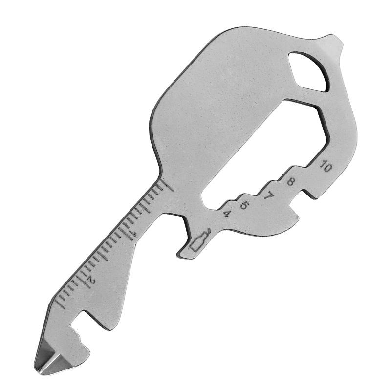 

Портативная многофункциональная карта-инструмент для ремонта из нержавеющей стали с прецизионной штамповкой, отвертка серебряный