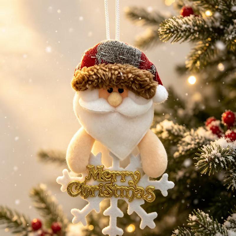 Christmas Fabric Doll Ornaments Collection - Small Hanging Tree Decorations & Gifts