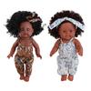 5.91x13.78in Black for Doll Simulated Girl Reborn Baby Early Educational Bed/Sofa Accompany Supplies Vinyl Made Cute for