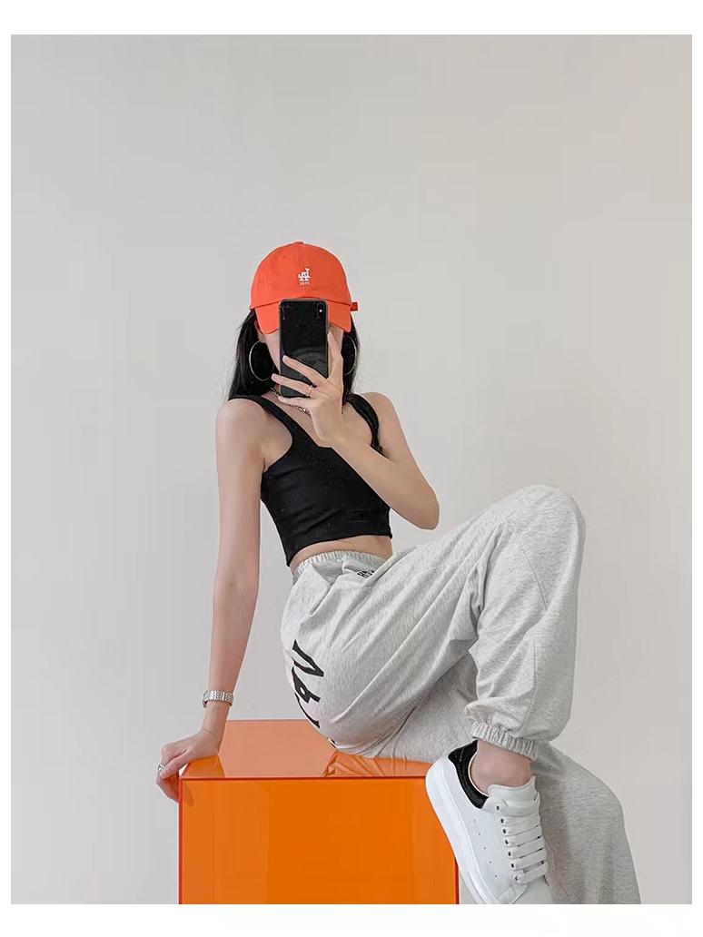 

2023 Летние женские свободные спортивные штаны в американском стиле для танцев в стиле хип-хоп и джаз Small серый