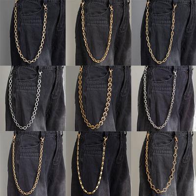 Chaîne Métallique Chaîne de Taille Collier Bracelet Haut de Gamme Tendance Cool Personnalisé Chaîne pour Jean Accessoires de Mode