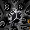 4pcs 75mm Car Wheel Center Cap Hub Badge Covers  Accessories for Mercedes Benz A B C E M R G S Class Exclusive AMG W108 W124