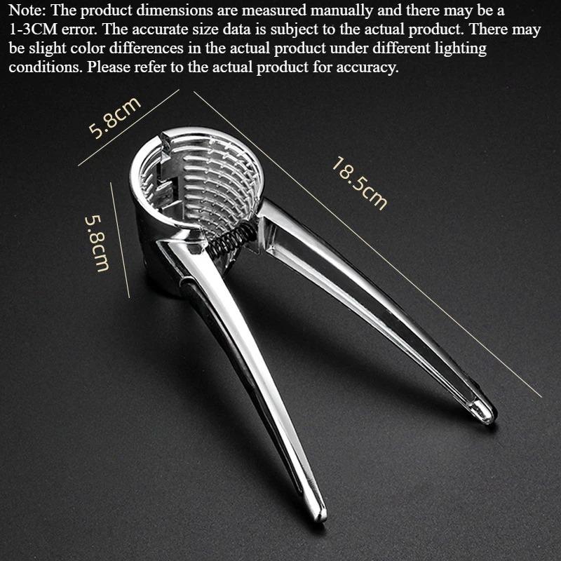 Stainless Steel Manual Nut Cracker Kitchen Gadgets High Quality Walnut Opener 2 Styles with Non-slip Handle for Household