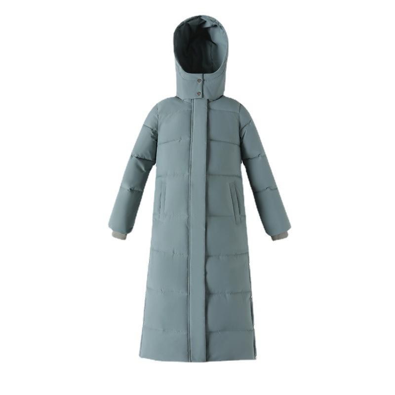 Women's Winter New Style Korean Style Over-the-knee Lengthened Student Bf Loose Thickened Cotton Jacket Coat for Women