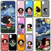 for Samsung Galaxy Note 20 Ultra 10 8 9 S10 Plus Lite S8 A70 A24 A25 S10E A21S A37 A57 A51 A7 Case Poster M-Mafaldas Cartoon