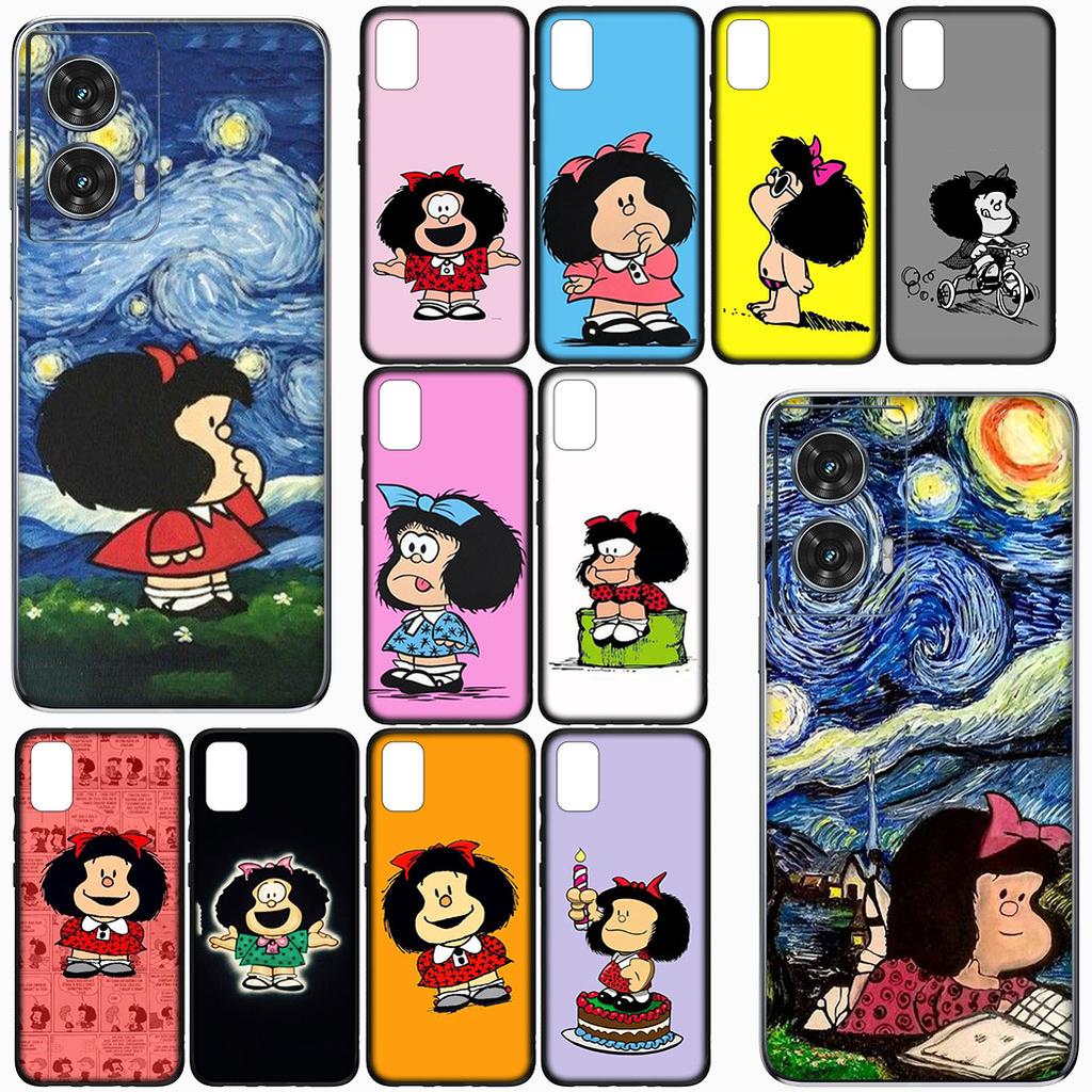 for Samsung Galaxy Note 20 Ultra 10 8 9 S10 Plus Lite S8 A70 A24 A25 S10E A21S A37 A57 A51 A7 Case Poster M-Mafaldas Cartoon