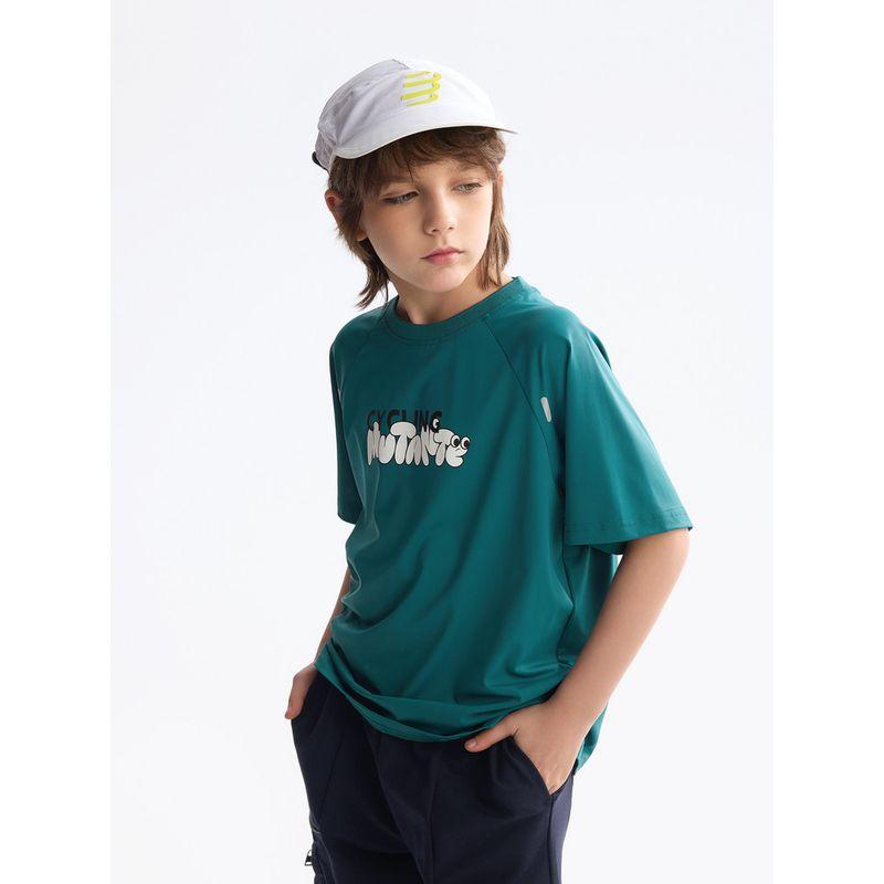 [Moisture-Absorbing and Quick-Drying] Mqd Children's Clothing Boys' Short-Sleeved T-Shirt Summer New Cycling Clothing Children's Sports Top