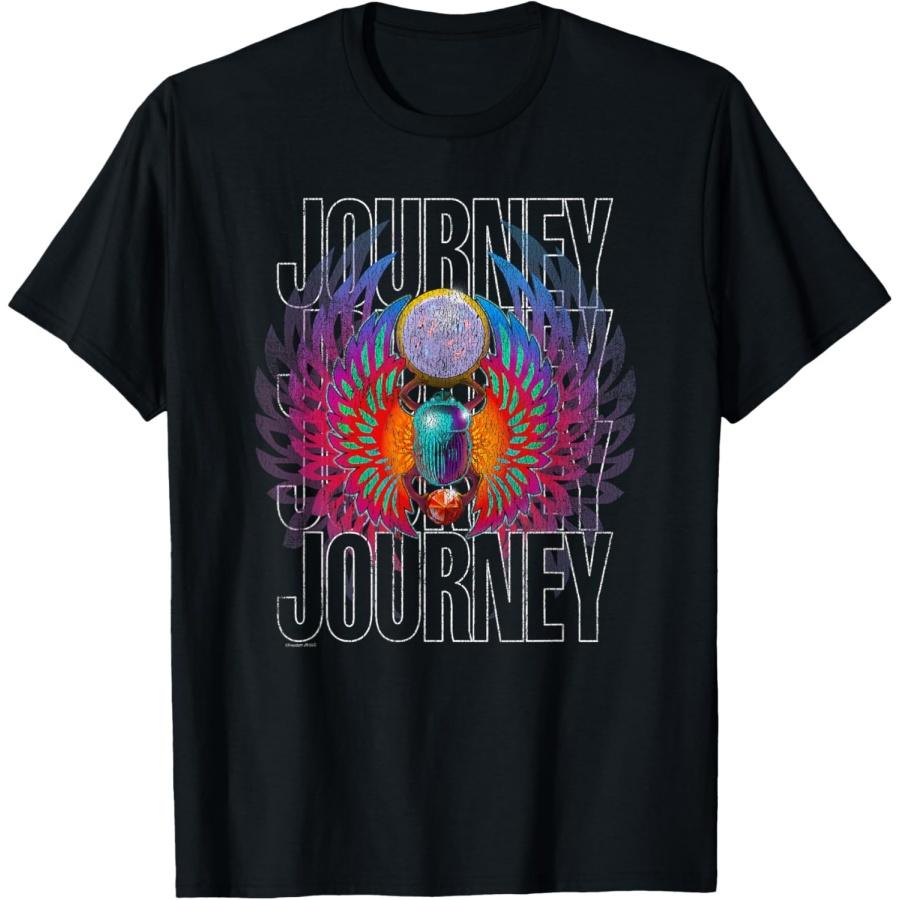 Музыкальная футболка Ripple Junction x Journey Infinity Wings Яркий Скарабей S