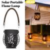 Outdoor Solarflammen-Terrassenlicht, Solarenergie-Ladung, Automatische Dämmerung bis Morgengrauen Lampe, Wasserdicht, Einfache Installation, Gartenhof Wandbeleuchtung