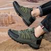 New Men Anti Slip Outdoor Hiking Shoes Men Waterproof Trekking Mountain Shoes Casual Mesh Hike Breathable Wear Resistant Sneaker