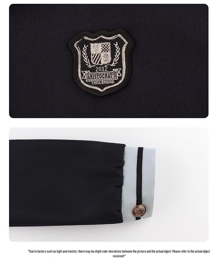 Dívčí jarní/podzimní 2025 sada ve stylu JK uniformy - Módní dvoudílný komplet pro střední a velké děti