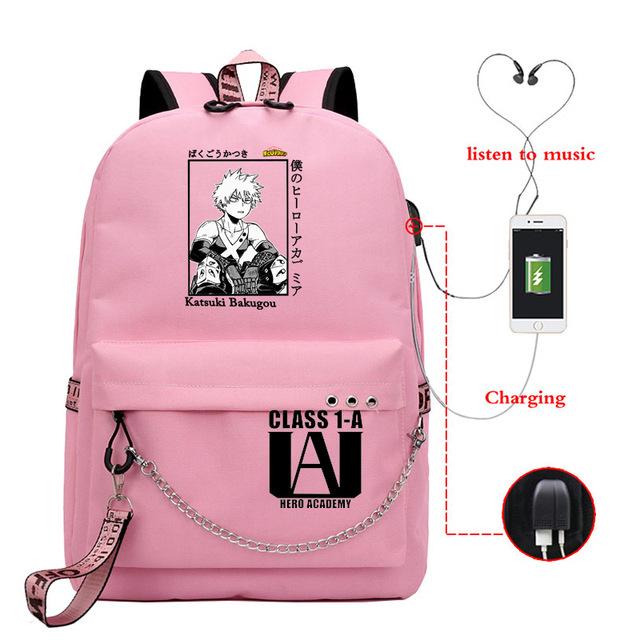 

Usb Youth School Bag Men S And Women S Leisure Travel Backpack 45CMX32CMX15CM