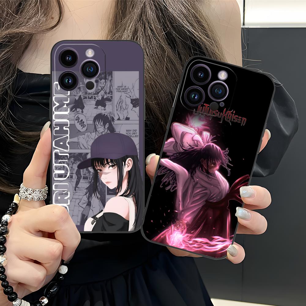 JJK Utahime Iori Printed Phone Case for iPhone 17 16 15 14 13 12 11 X XR XS 8 7 Air Pro Max Plus Mini Soft TPU Shockproof Cover