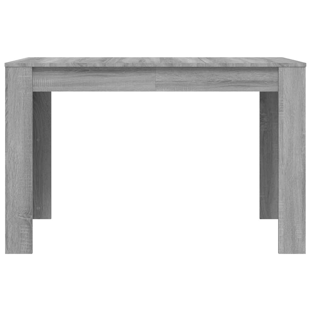 Dining Table Grey Sonoma 120 x 60 x 76 cm Engineered Wood