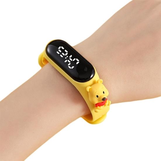 Cute Cartoon Strawberry Bear Cat Tiger Soft Silicone Wrist Watch Kids Bracelet