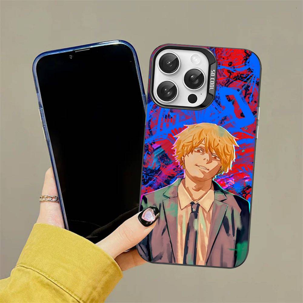 

Anime Denji Chainsaw Man Phone Case For IPhone 16 15 14 13 12 11 17 Pro MAX Plus Pro Matte Shockproof Cover iPhone 14pro max
